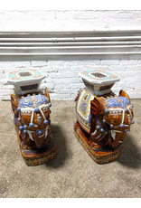 Chinese Elephant Ceramic Garden Seat