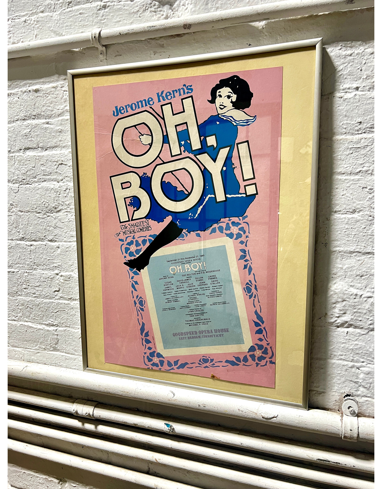Framed Oh Boy! poster