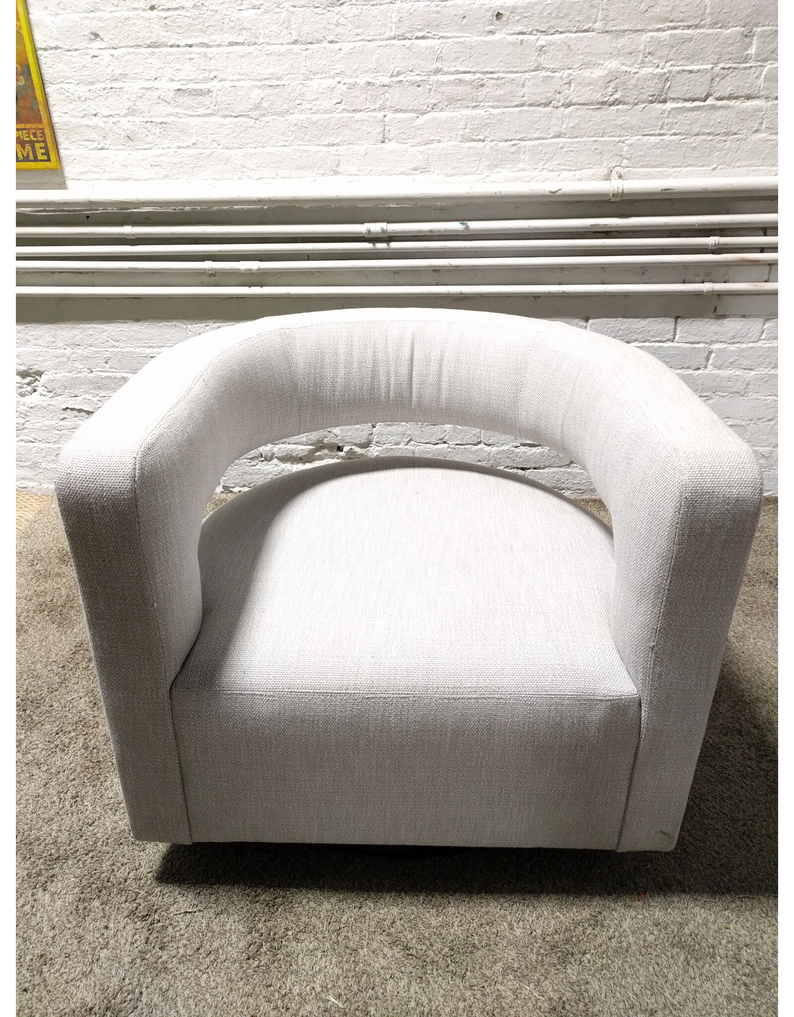 Modern Swivel Open Back Lounge Chair