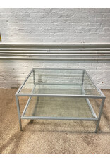 Mid Century Square Coffee Glass Table