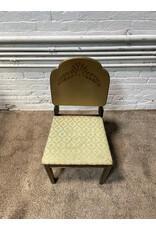 Scalloped Back Hitchcock Upholstered Side Chair