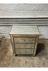 Luxe Mirrored Nightstand