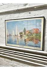 The Regatta at Argenteuil by Claude Monet, framed print