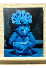 Small Statue, oil on canvas