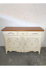 Ethan Allen Hand-Painted Louis XV Style Sideboard