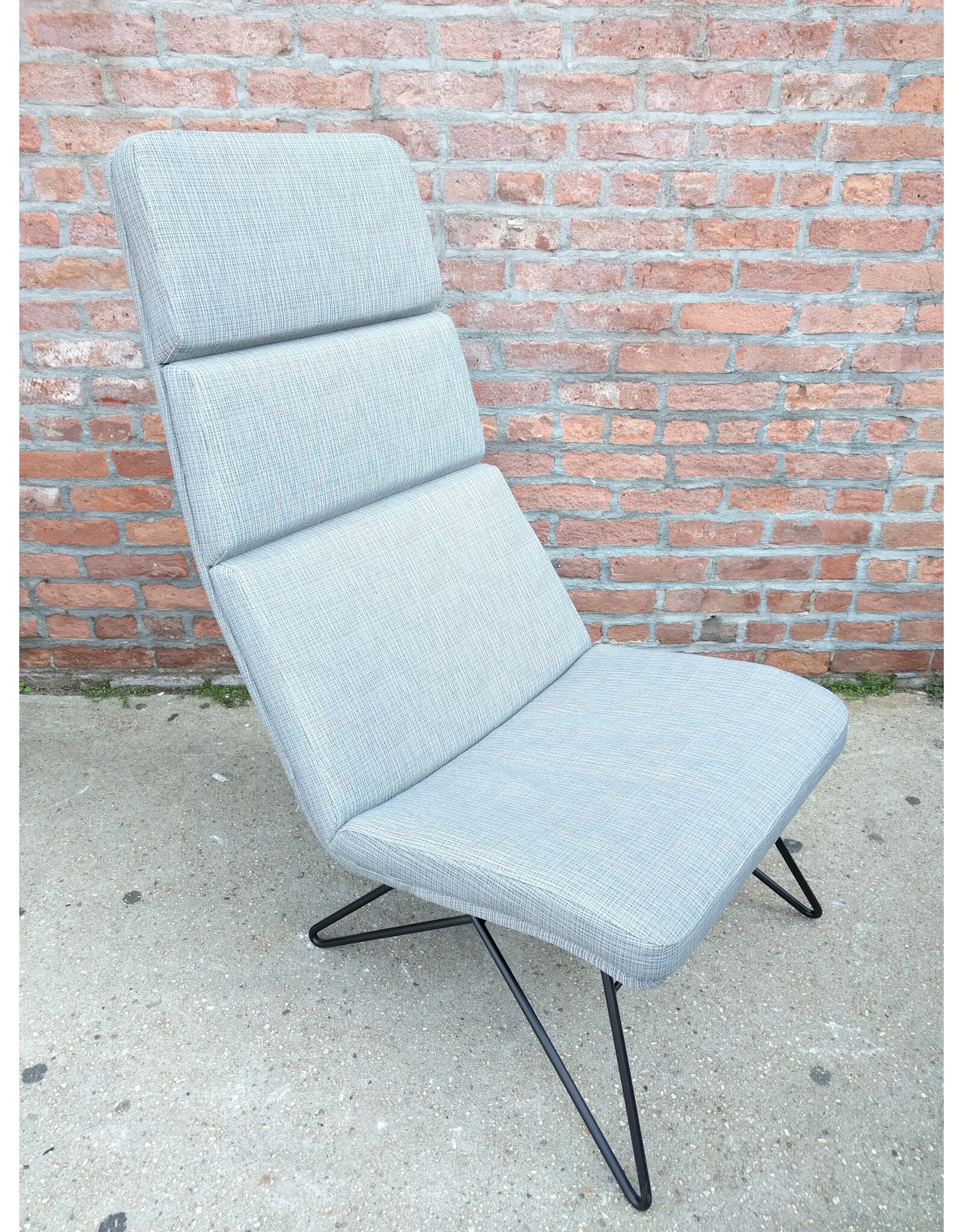 CrissCross HB Lounge Chair Grey