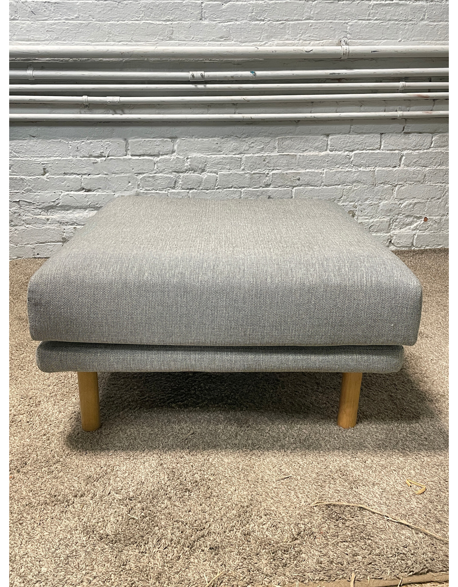 Burrow The Range Grey Ottoman