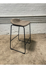 Modern Grey Brown Counter Stool