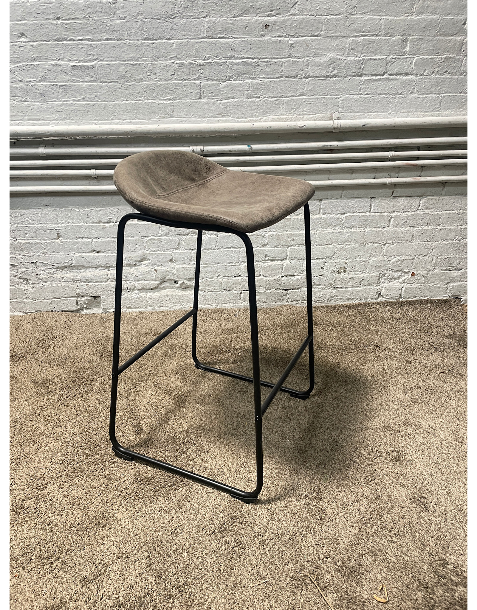 Modern Grey Brown Counter Stool