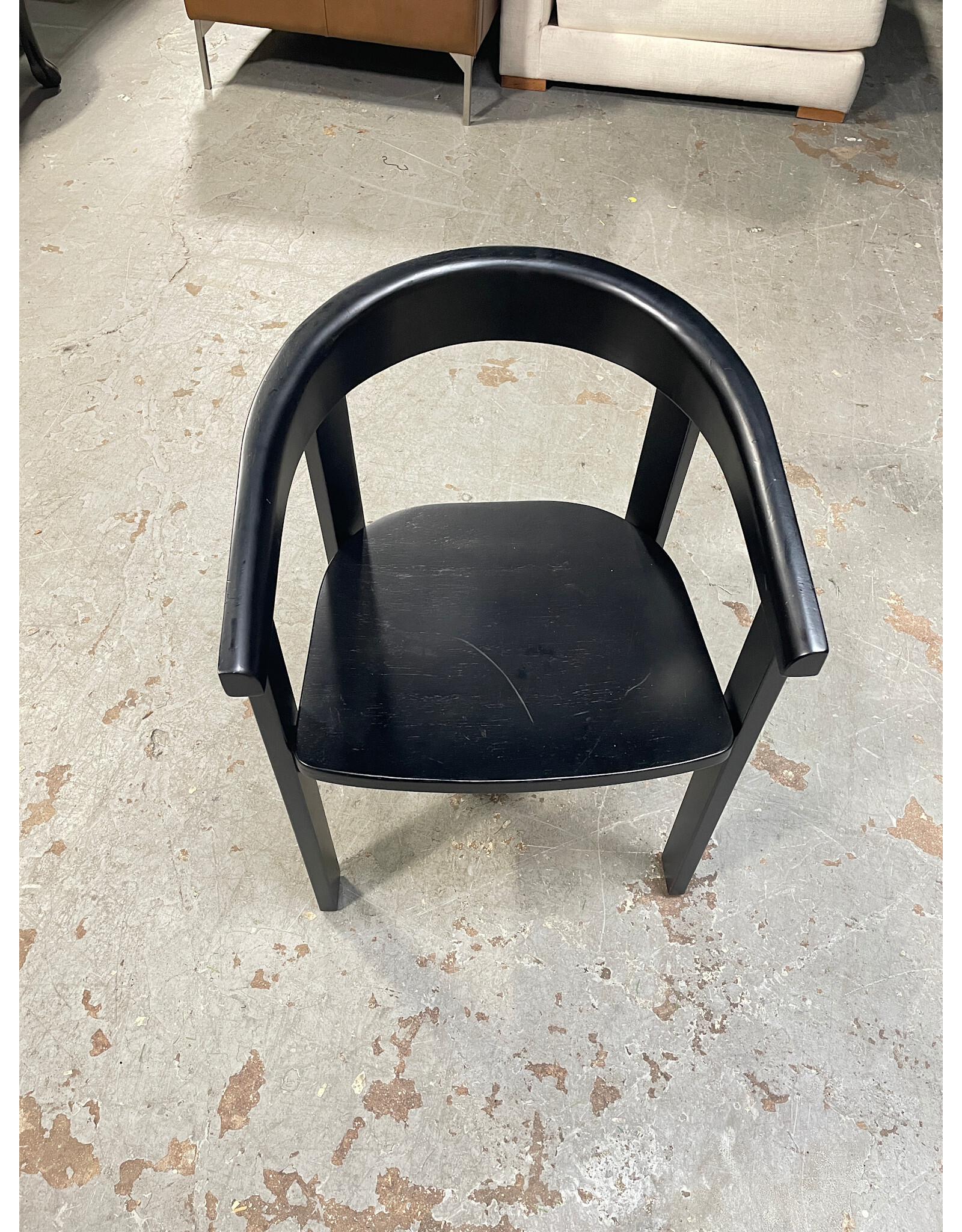 Threshold Designed Studio McGee Terra Solid Wood Curved Back Dining Chair