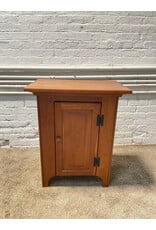 2-Shelf Maple Storage Cabinet