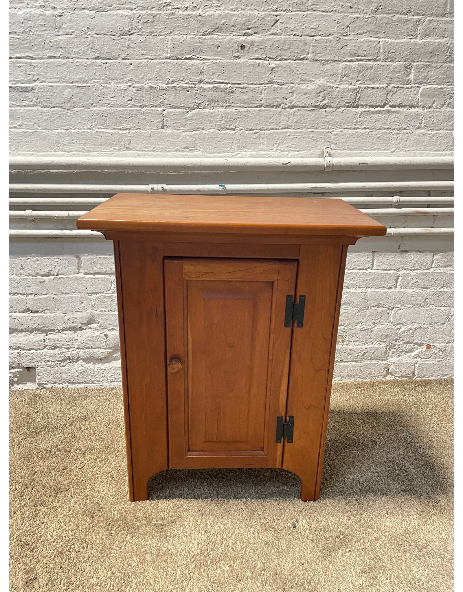 2-Shelf Maple Storage Cabinet