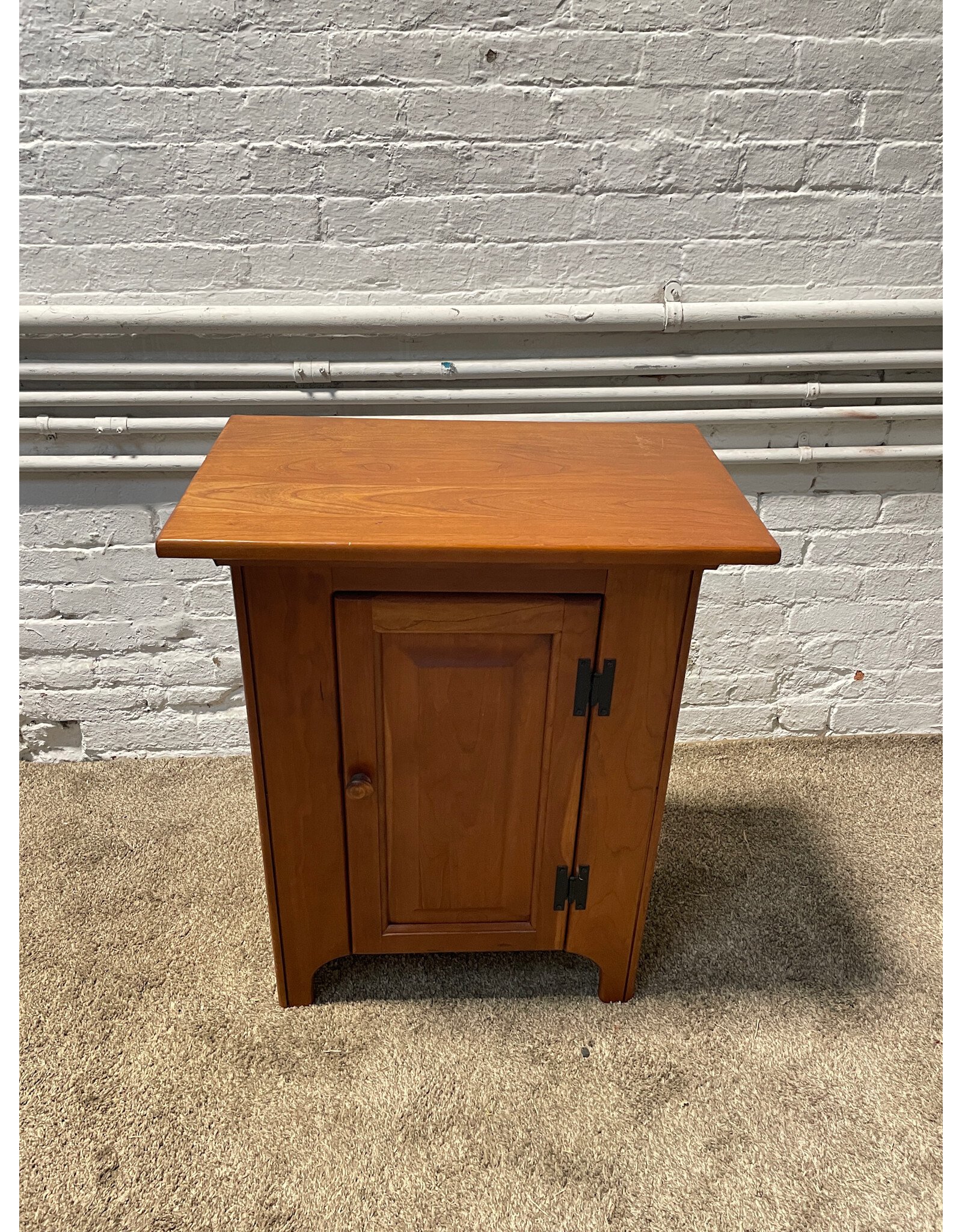 2-Shelf Maple Storage Cabinet