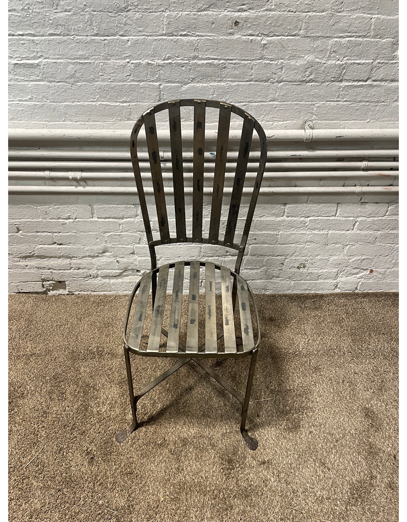 Industrial Stainless Steel Dining Chairs