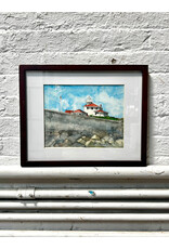 Watch Hill Lighthouse, framed painting