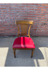 Red Louis XVI Style Dining Chair