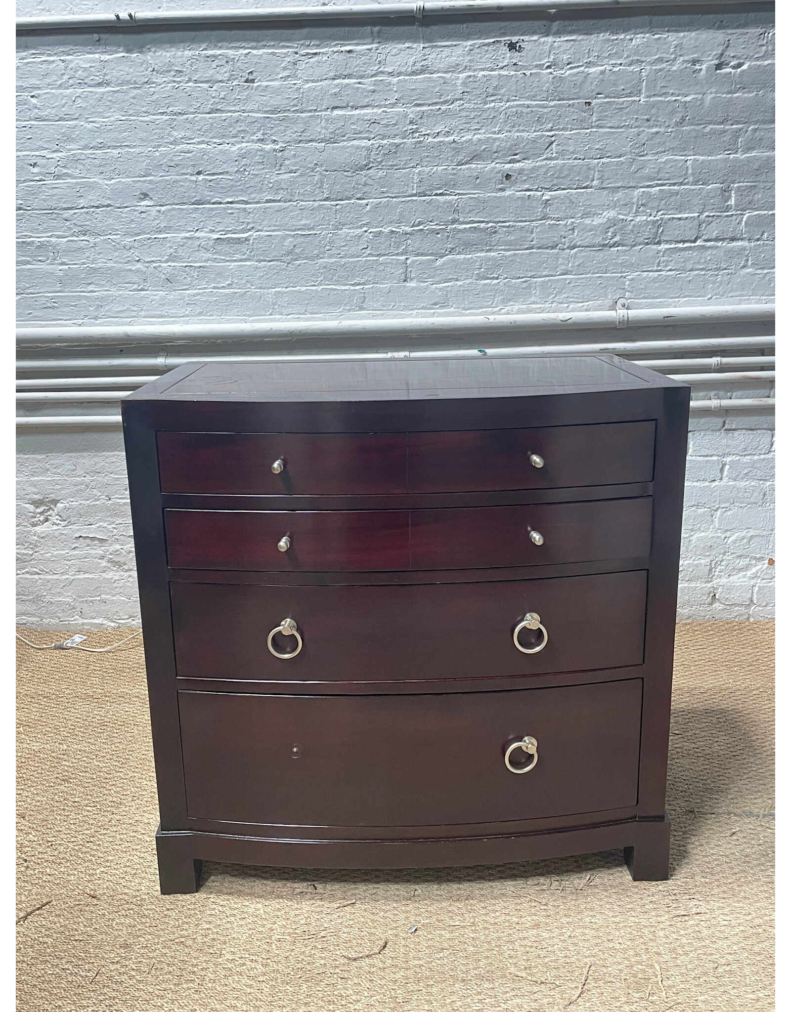 Baker Furniture Dark Brown Chest (missing knob)
