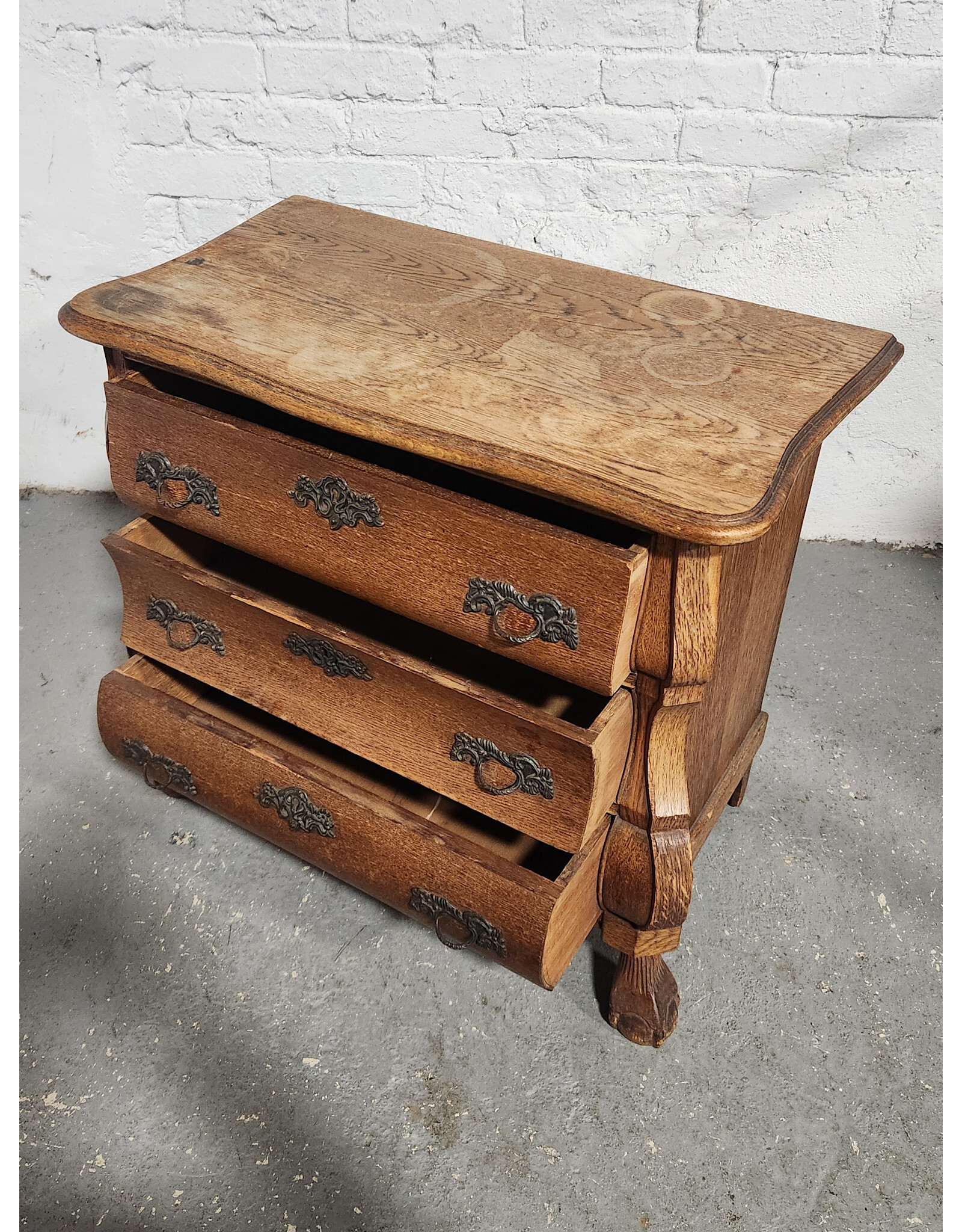 Antique Bombay Three Drawer Dresser