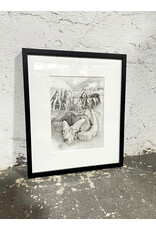 Pieces of the Desert, framed drawing