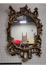 Antique George III Handcarved Ornate Gilt Hanging Mirror