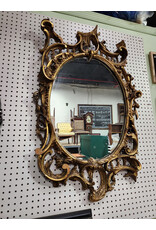 Antique George III Handcarved Ornate Gilt Hanging Mirror