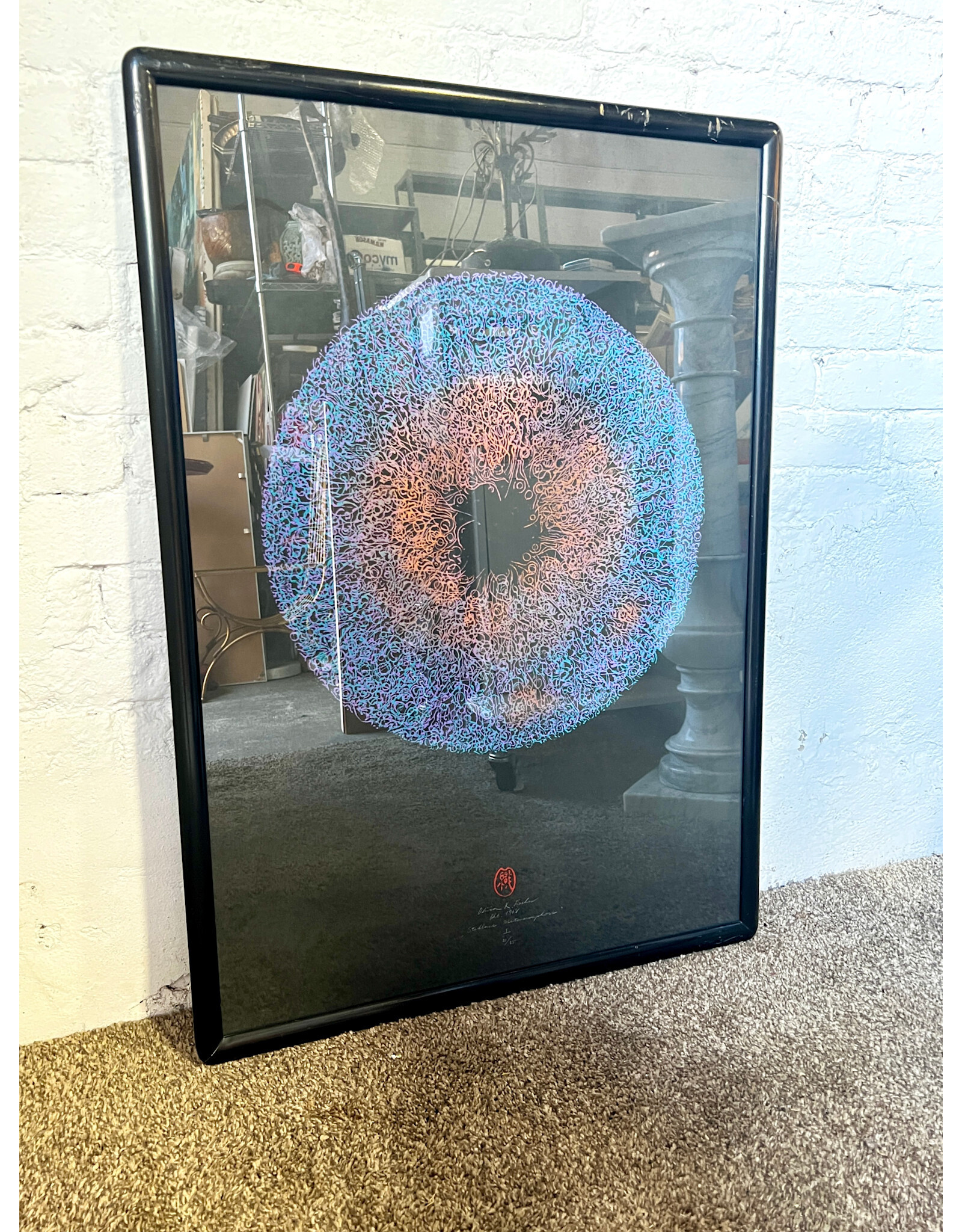 Stellare Metamorphose, framed print, sgnd Olivia Kikuo