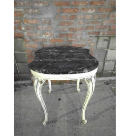 White & Marble Coffee Table