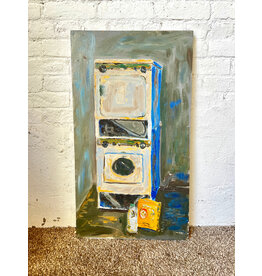 Wash Day, oil on canvas