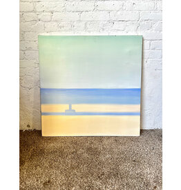 Dockside, oil on canvas