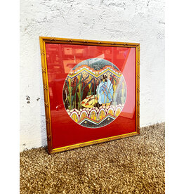 Sityaki Water Girl, sgnd David Dawangyumptewa, framed limited edition print