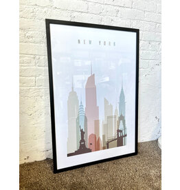 Framed NYC Skyline Poster