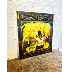 Diego Rivera at The Norton Simon Museum, framed exhibition poster