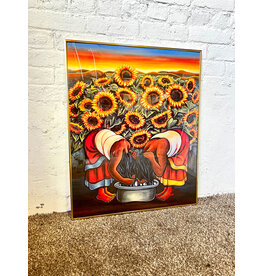 Dos Mujeres by Simon Silva, framed print