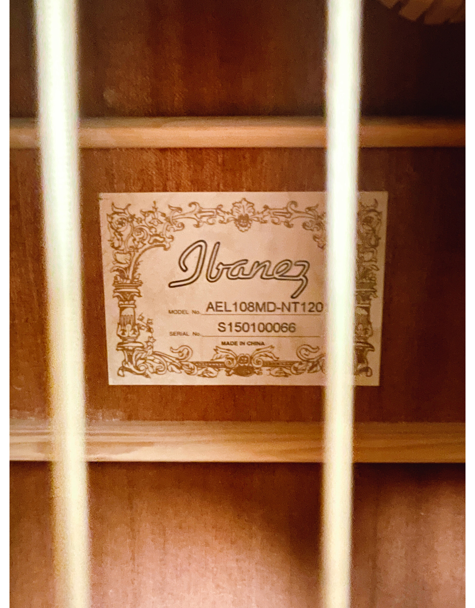 Ibanez AEL108MD-NT120 Acustic- Electric Guitar