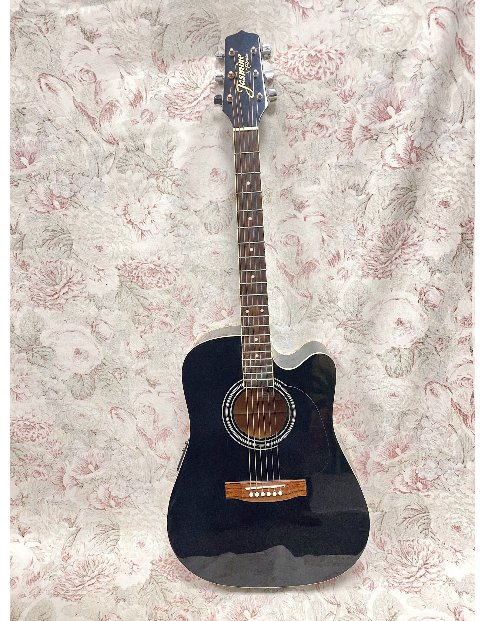 Takamine Jasmine ES-31-C Black Guitar