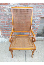 Vintage Wood Cane Dining Chair Vintage Wood Cane Dining Chair