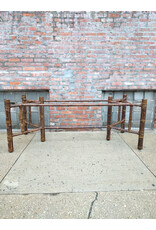 McGuire Style  Rectangular Bamboo Dining Table Base