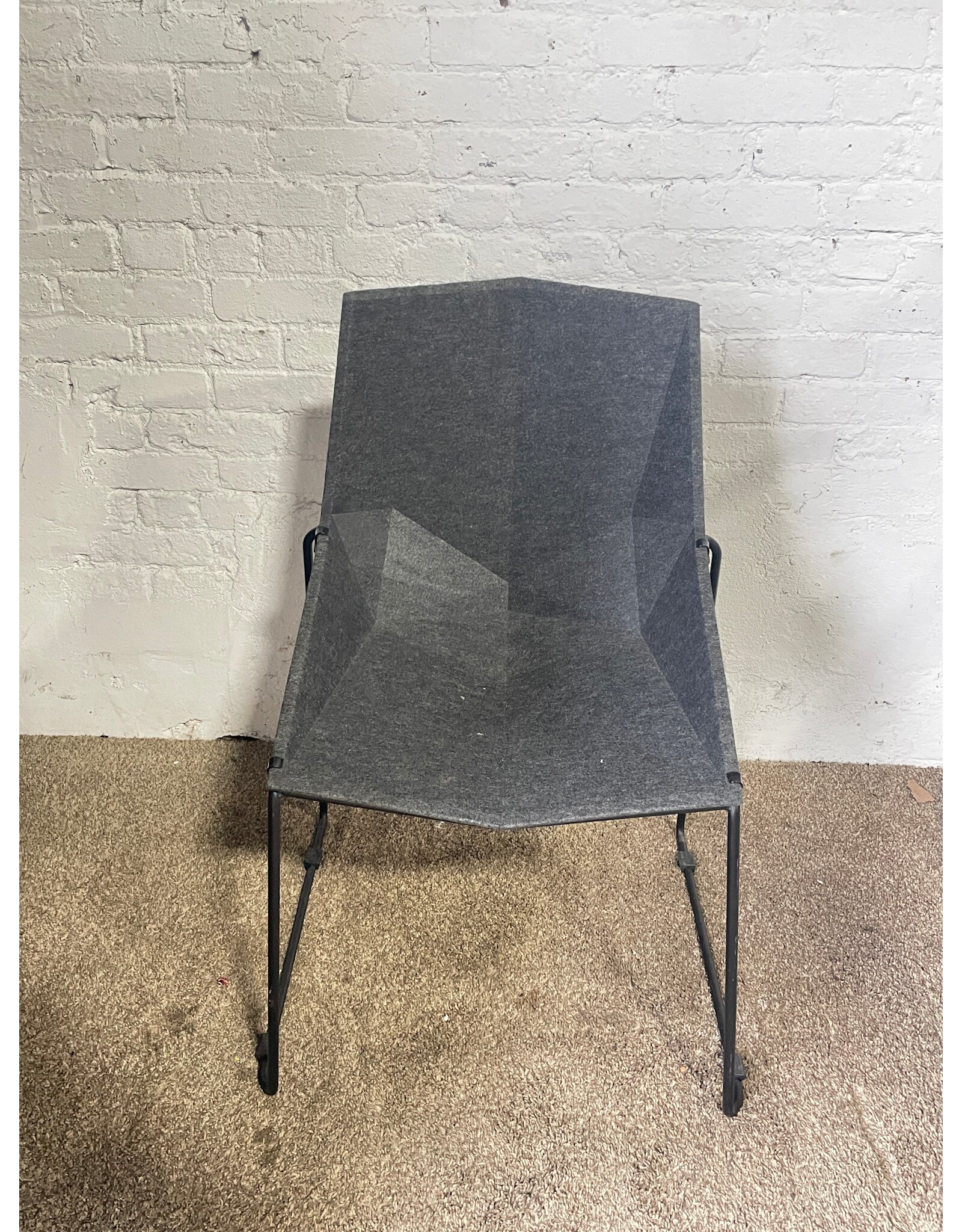 Vona Stackable Grey Conference Chair by Gresham for Nevins