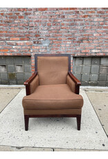 Fairfield Upholstered Brown Armchair
