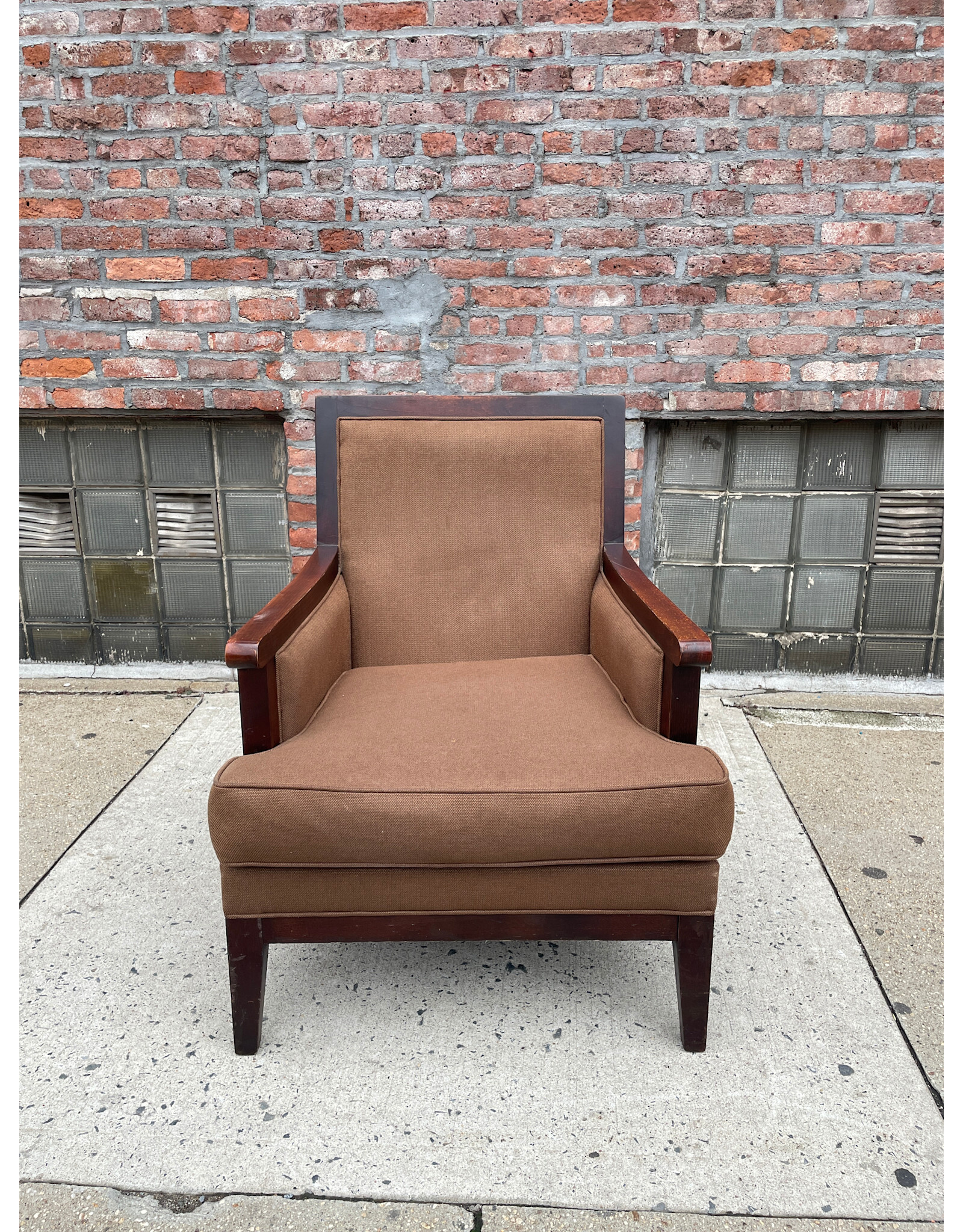 Fairfield Upholstered Brown Armchair