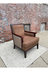 Fairfield Upholstered Brown Armchair