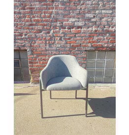 VG&P MT Club Chair in Grey with Metal Frame