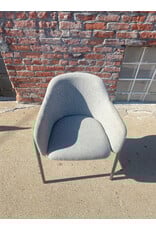 VG&P MT Club Chair in Grey with Metal Frame