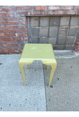 Lacquered Key Lime Green Chinoiserie Side Table