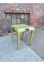 Lacquered Key Lime Green Chinoiserie Side Table