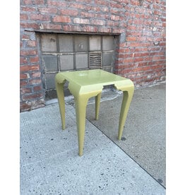 Lacquered Key Lime Green Chinoiserie Side Table