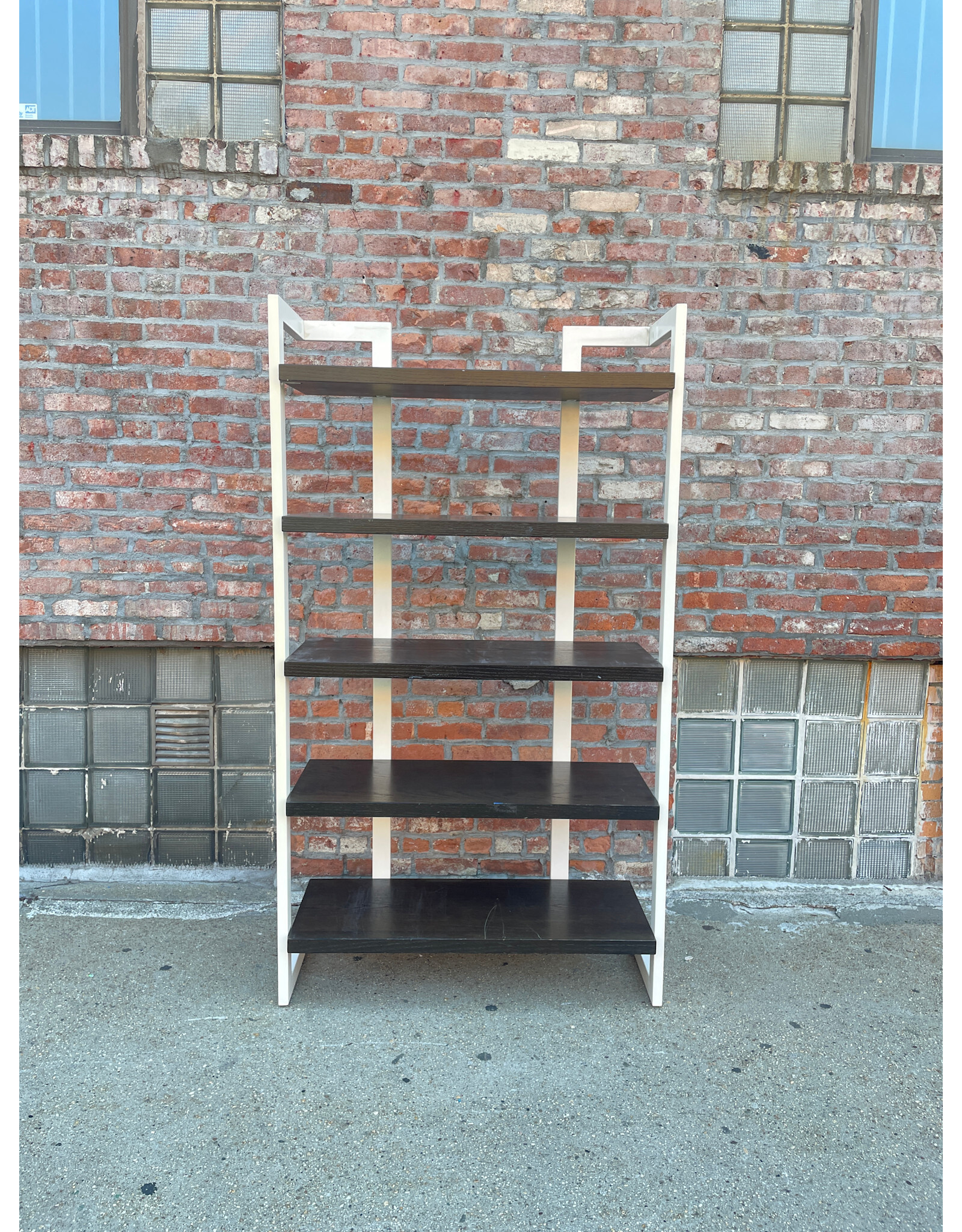 Forward Furniture Diamond Smoke  5 Shelf Bookcase