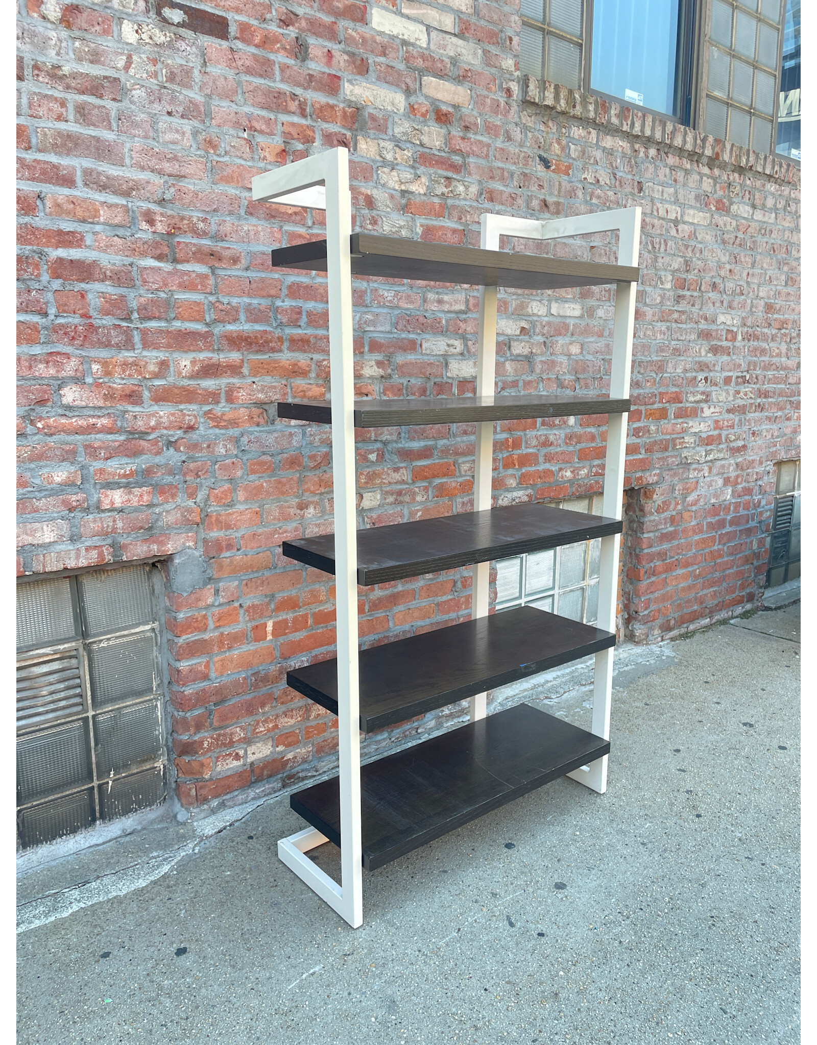 Forward Furniture Diamond Smoke  5 Shelf Bookcase
