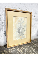 affectueusement, framed drawing, sgnd l.r.