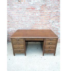 Doten Dunten Wood Executive/Secretary Desk
